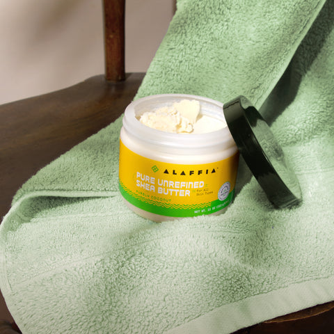 Alaffia Pure Unrefined Shea Butter, Purely Coconut  11oz